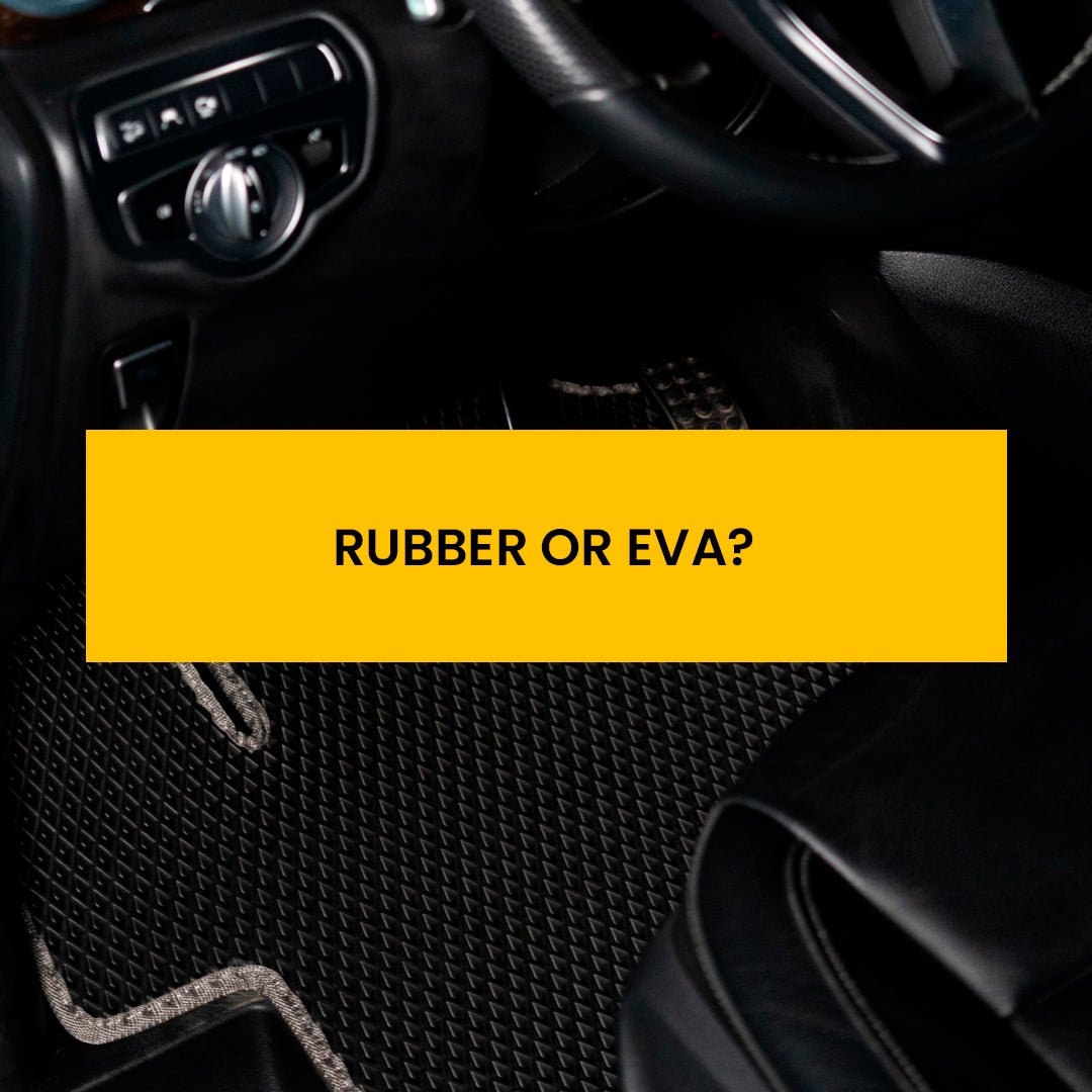 EVA vs rubber car mats: best choice for drivers in 2025