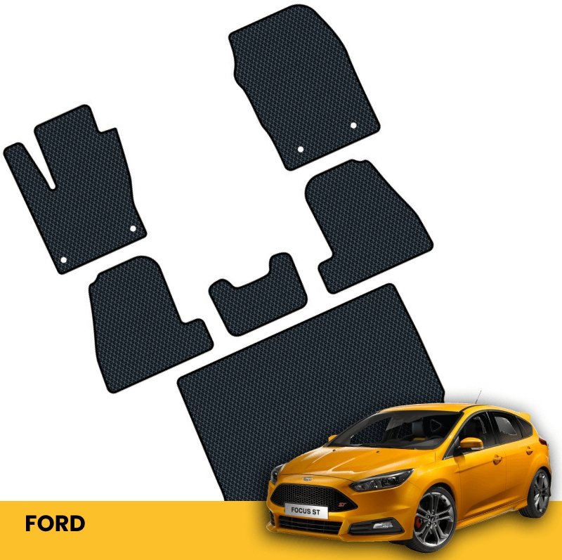 Car mats for Ford - Full set and Cargo Liner