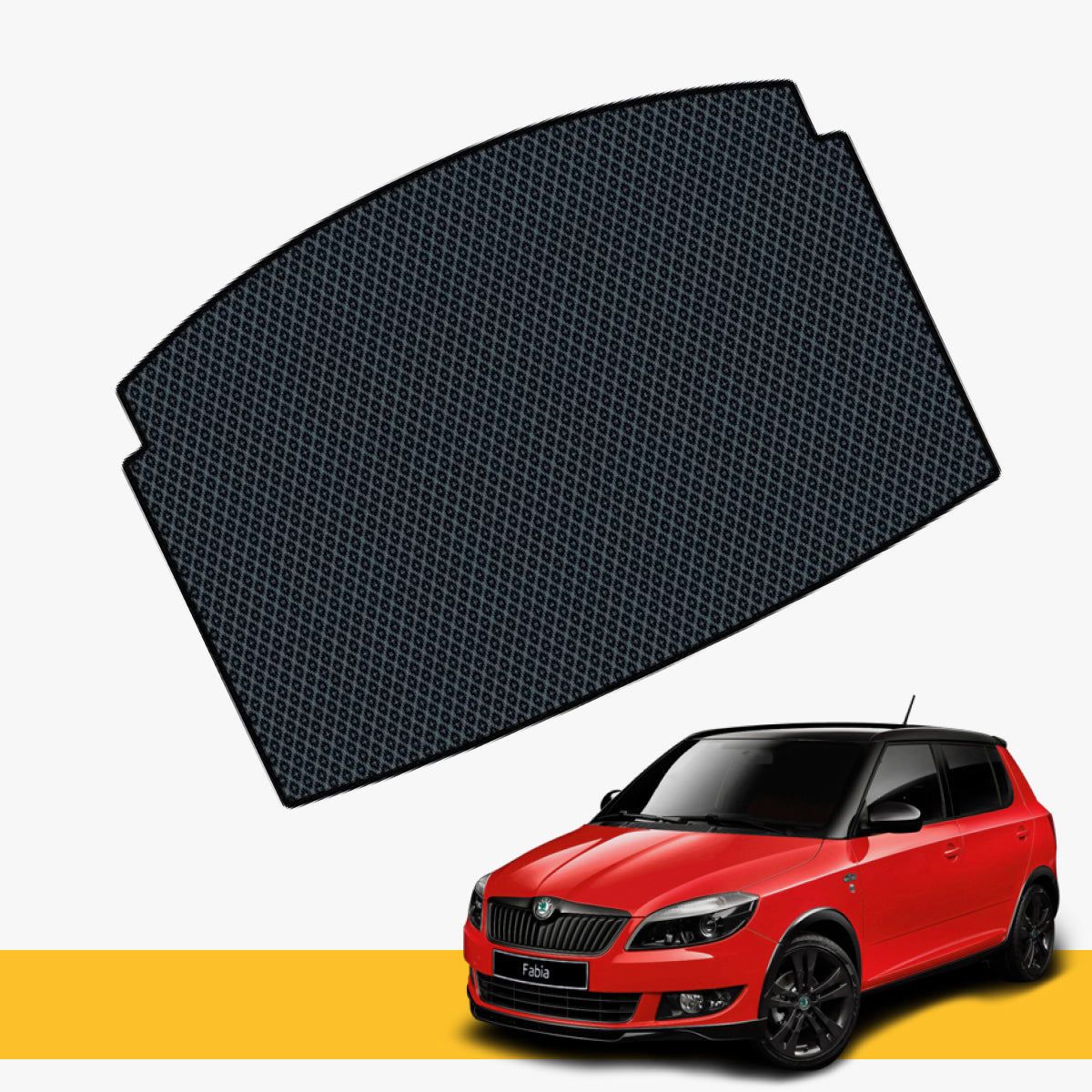 Skoda Fabia cargo liner made from EVA by Prime EVA.