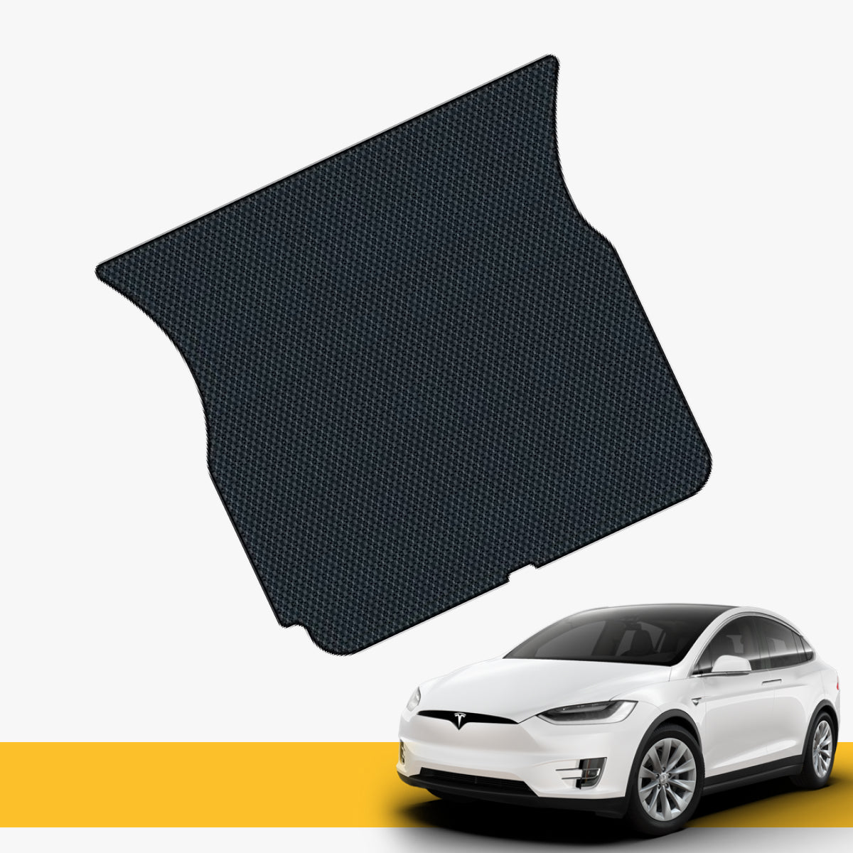 Custom EVA cargo liner for Tesla Model X made by Prime EVA.