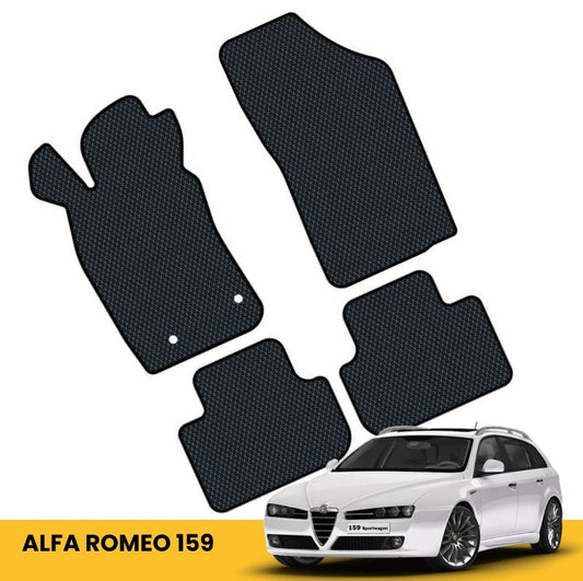 Autokoberce pro Alfa Romeo 159 - Kompletní sada a vložka do kufru