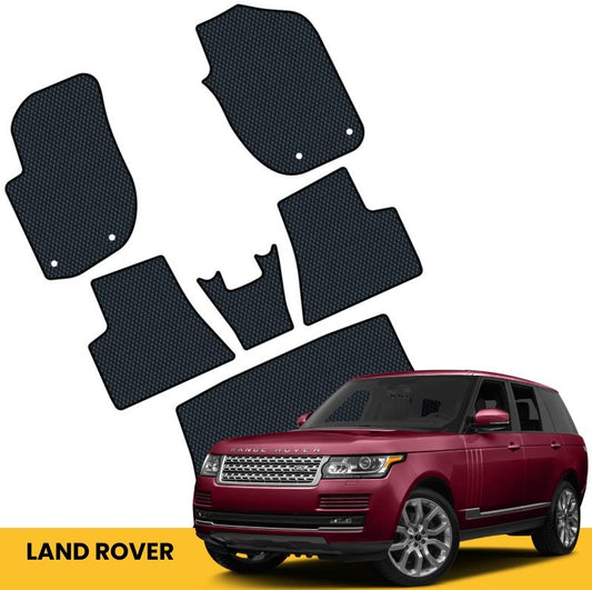 Auto paklājiņi Land Rover - pilns komplekts un bagāžas nodalījums