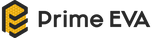 Prime EVA logo with hexagonal design and yellow elements.