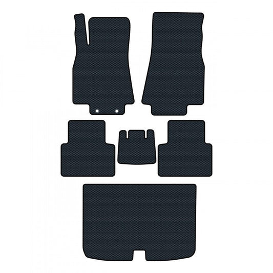 Car mats for Mercedes-Benz A-Class W169 (restyling) (2008 - 2012) Hatchback 5-doors Manual - Full set and Cargo Liner