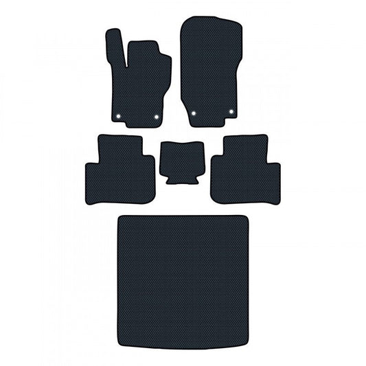 Car mats for Mercedes-Benz M-Class W164 (2005 - 2008) SUV 5-doors Automatic - Full set and Cargo Liner