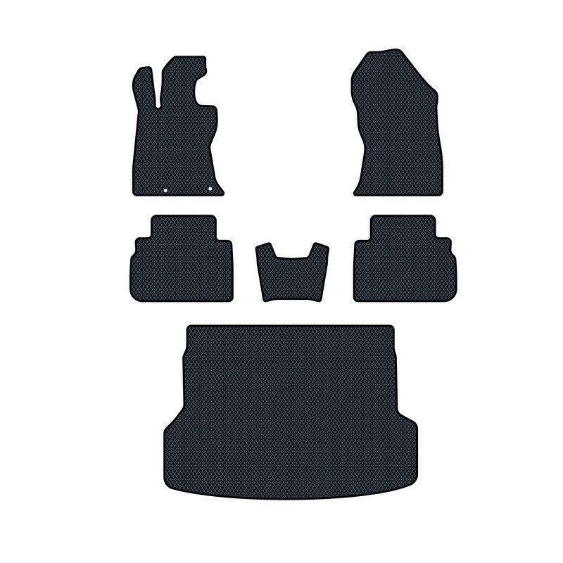 Car mats for Subaru Forester 5 generation (2018 - 2021) Crossover Continuously variable transmission (CVT) - Front set