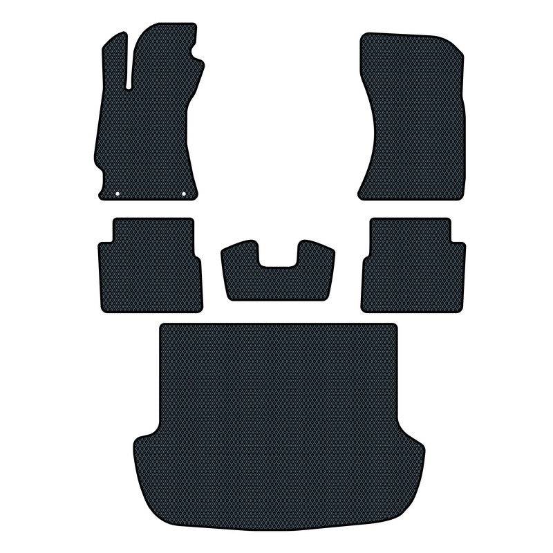 Car mats for Subaru Forester 3 generation (2007 - 2011) Crossover Automatic - Full set and Cargo Liner