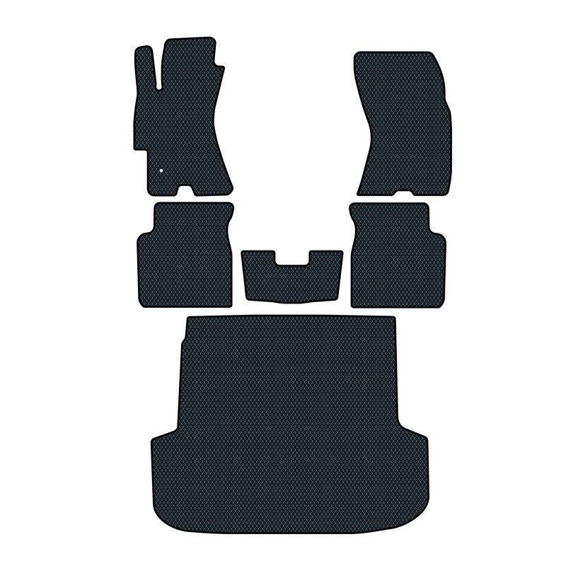 Car mats for Subaru Outback 3 generation (restyling) (2006 - 2009) wagon Automatic - Front set