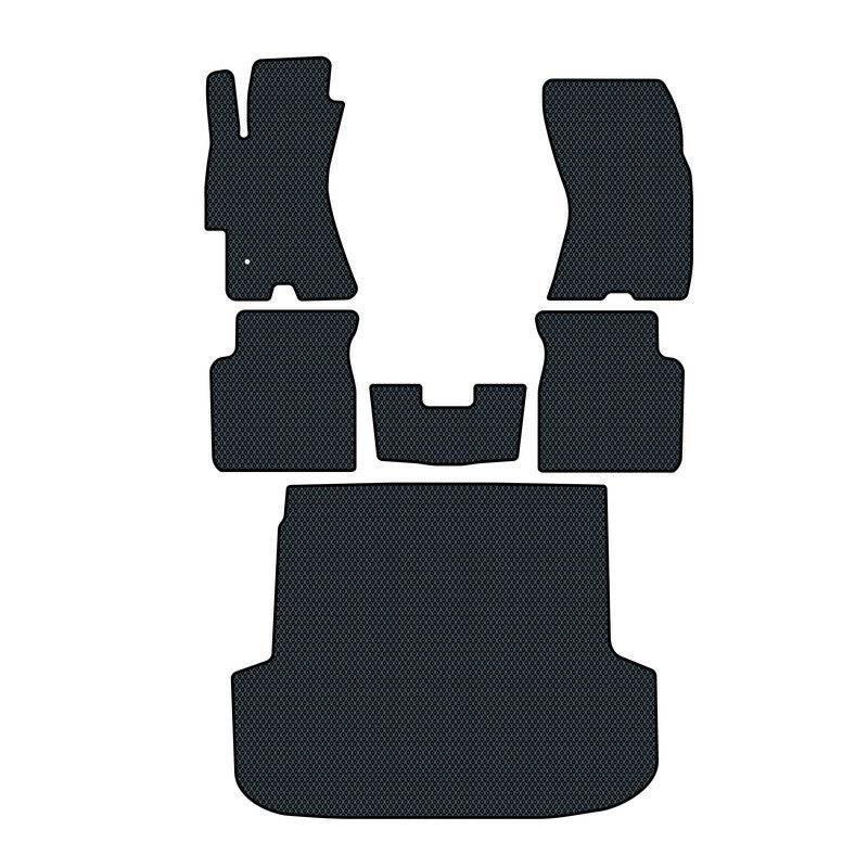 Car mats for Subaru Outback 3 generation (restyling) (2006 - 2009) wagon Manual - Full set