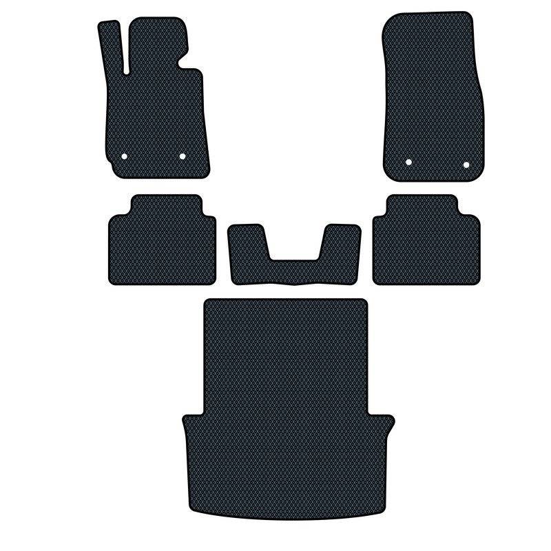 Car mats for BMW 3 Series F30/F31/F34 (restyling) (2015 - 2020) Sedan Manual - Full set