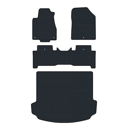 Car mats for Acura MDX 2 generation (2006 - 2009) Crossover Automatic - Full set and Cargo Liner