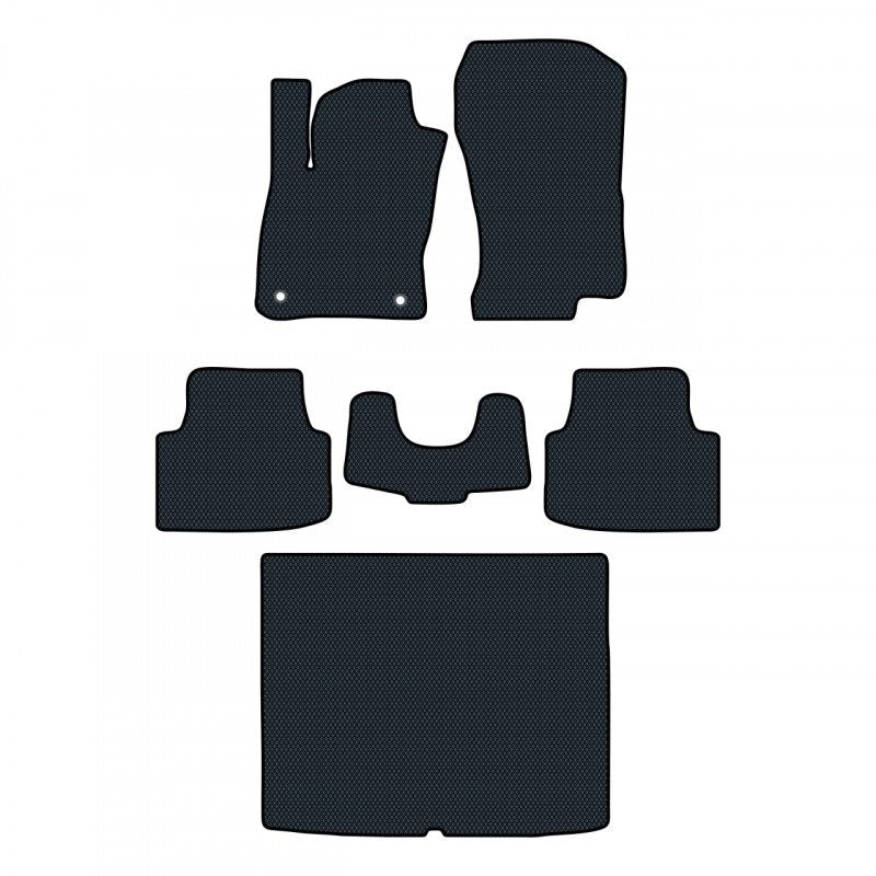 Car mats for Cupra Formentor 1 generation (2020 - 2022) SUV 5 doors robot - Full set and Cargo Liner