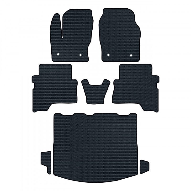 Car mats for Ford Kuga 2 generation (restyling) (2016 - 2020) Crossover Automatic - Front set