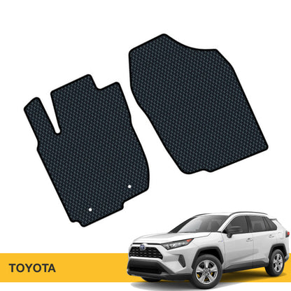 Custom-made EVA front set floor mats for Toyota by Prime EVA.