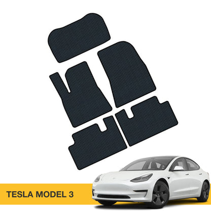 Full set of Prime EVA car accessories for Tesla Model 3.