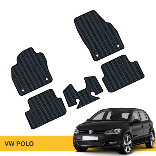 Full set of Prime EVA car floor mats for VW Polo.