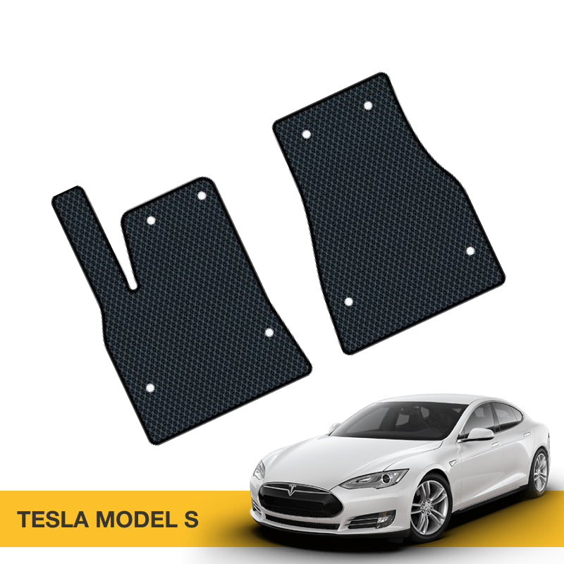 Prime EVA's EVA podlahové rohože pro Tesla Model S vyrobené na zakázku.