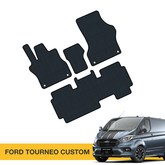 Op maat gemaakte EVA-vloermatten voor Ford Tourneo van Prime EVA.