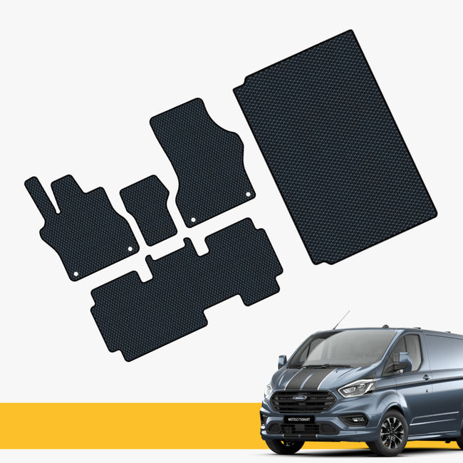 Full set cargo liner for Ford Tourneo made from EVA material by Prime EVA.