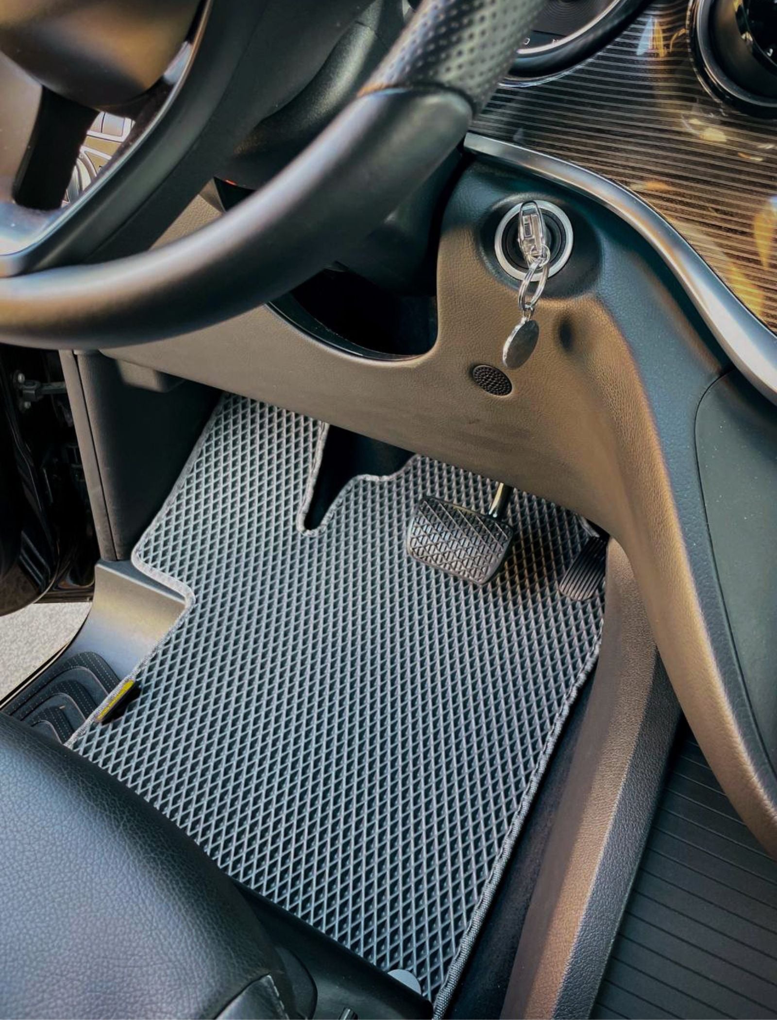 Vcan Car Mat Universal Durable Full Set Car Interior Floor Mat