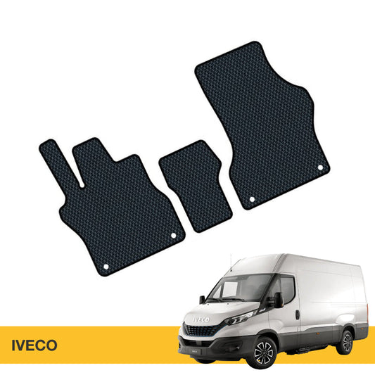 Prime EVA's Iveco front set of durable EVA car mats.