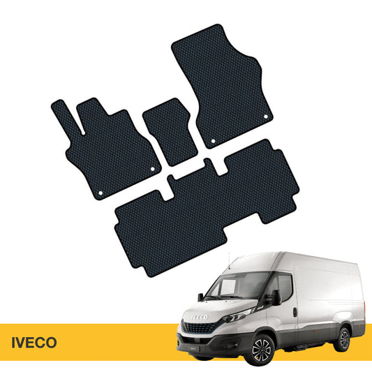 Full set of Iveco car floor mats made from EVA by Prime EVA.