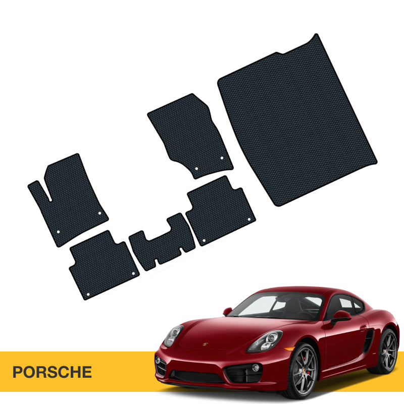 Porsche car's full set cargo liner made of EVA by Prime EVA.