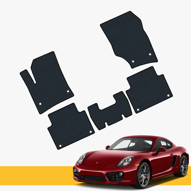 Full set of Porsche EVA floor mats by Prime EVA.