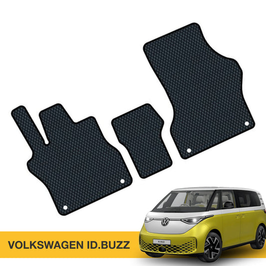 Front set of EVA car mats for VW ID.BUZZ by Prime EVA.