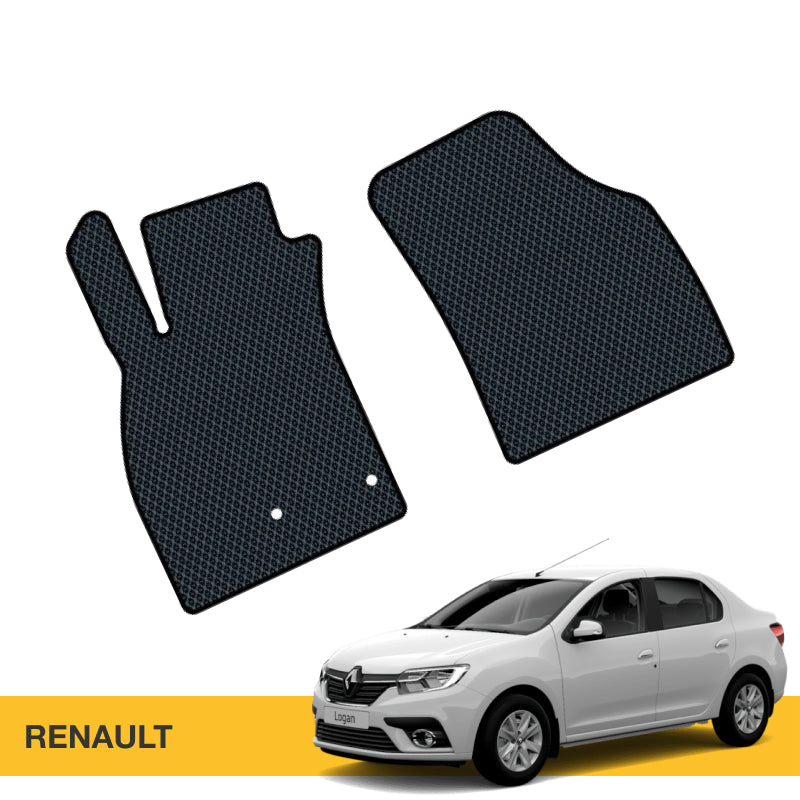 Prime EVA's Renault front set of custom EVA car floor mats.