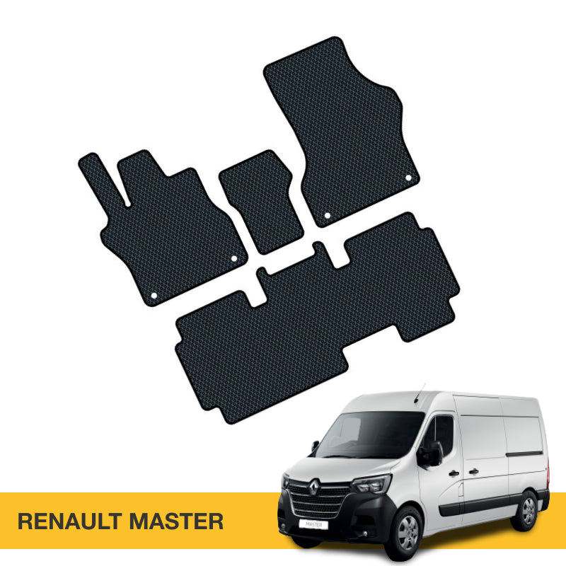 Full set of EVA floor mats for Renault Master by Prime EVA.