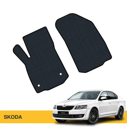 Skoda front set of EVA floor mats by Prime EVA.