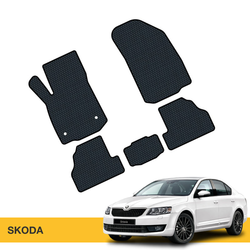 Full set of Skoda car floor mats made from EVA by Prime EVA.