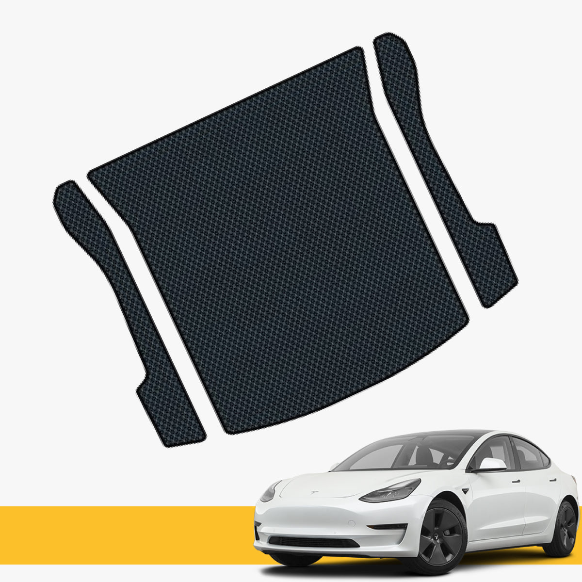 Prime EVA Tesla Model 3 cargo liner made from EVA material.