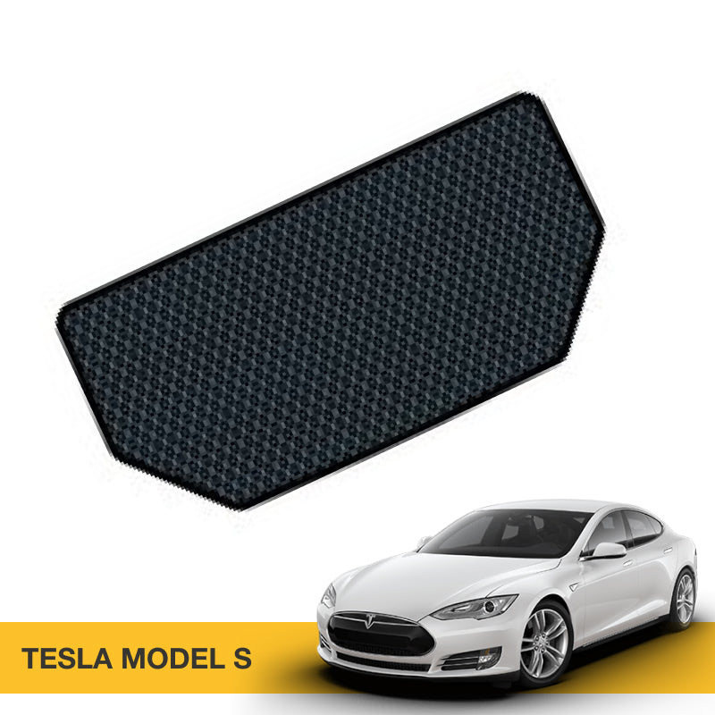 Custom EVA frunk mat designed for the Tesla Model S by Prime EVA.