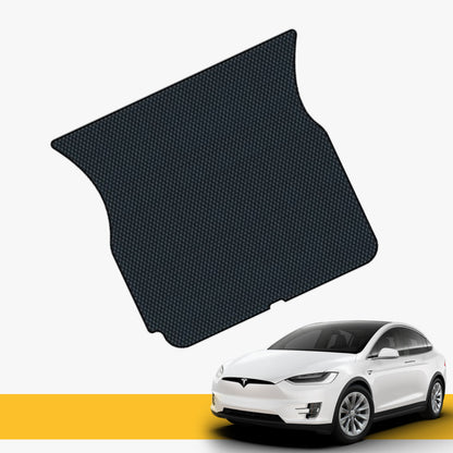 Custom EVA cargo liner for Tesla Model X made by Prime EVA.
