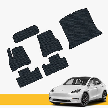Full set of EVA cargo liner for Tesla Model Y by Prime EVA.