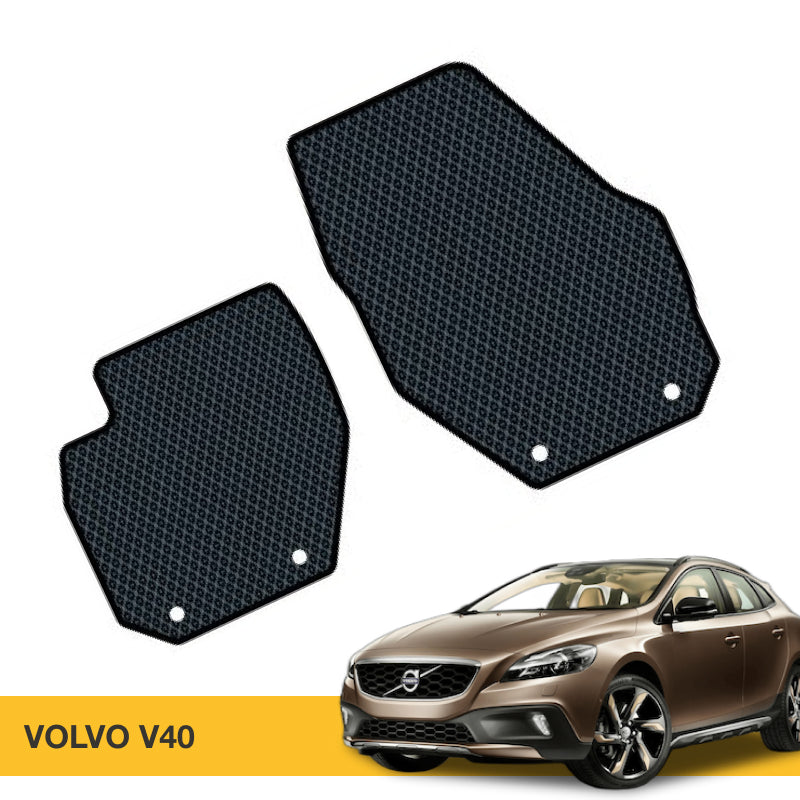 Prime EVA"Volvo V40" pielāgotie priekšējie EVA auto paklājiņi.