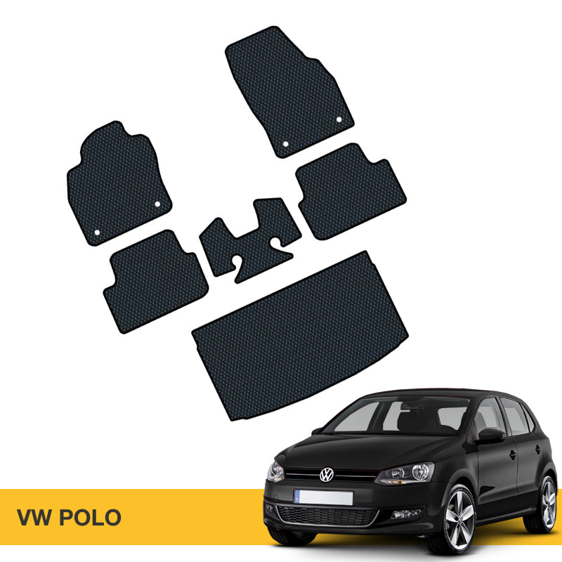 Full set of EVA material cargo liner for VW Polo by Prime EVA.